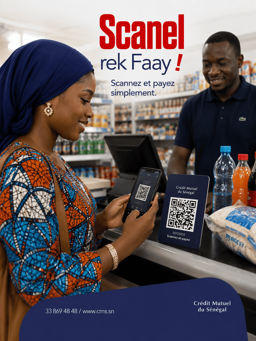 Paiement QR Code CMS – Scannez et payez facilement